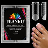 EBANKU kit poly gel uñas de los pies para extensión fácil y acabado brillante.