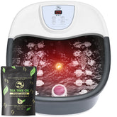 ECARBME spa de pies con rodillos de masaje para pies cansados y relajación.