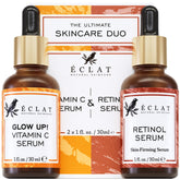 Eclat Skincare: botella de serum Vitamina C, para un brillo más luminoso