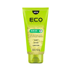 Eco Style Gel de Aceite de Oliva: botella de 2 oz para peinados duraderos y fáciles