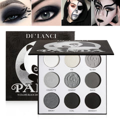 ecofavor Black Smoky Eye Palette packaging shows portable travel-friendly case.