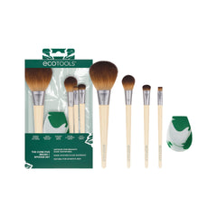 EcoTools Core Five: brocha difusa para sombra, acabado suave y difuminado