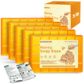 EDSRDRUS base de glicerina 5 lb miel, ideal para jabones perfumados en casa.