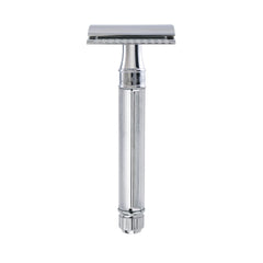 Edwin Jagger DE89LBLAMZ, cabezal doble filo, afeitado suave y preciso.