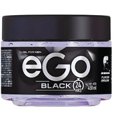 Gel ego black, aplicación fácil sin residuo para un peinado de fijación duradera.