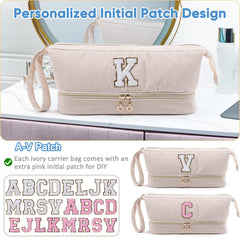 Detalle del parche inicial en la bolsa ELCUPA añade toque personalizado.
