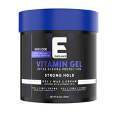 Gel de vitamina Elegance: botella visible para uso diario con protección capilar.