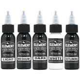 Element Tattoo Supply: tinta lavado gris 1oz en botella para sombreado suave