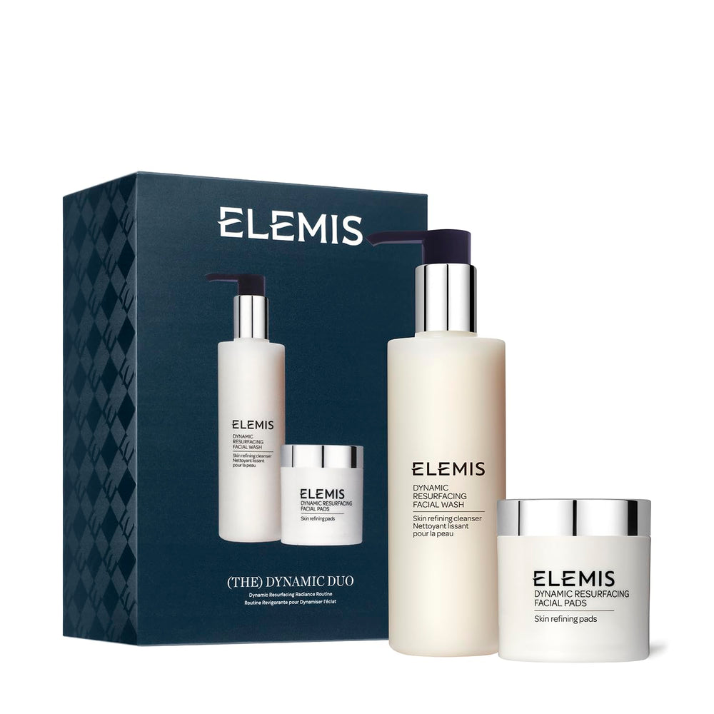 Elemis Dynamic Duo Kit gel cleanser bottle, purifying skin for a refreshed start.