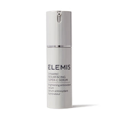 ELEMIS Dynamic Resurfacing Serum en botella, brinda luminosidad y tono más uniforme.