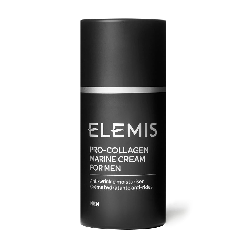 ELEMIS Men Pro-Collagen Crème Marine, bouteille 30 ml, hydratation légère au quotidien.