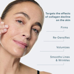 ELEMIS Pro-Collagen Future Restore Serum: aplicación en palma para absorción suave.