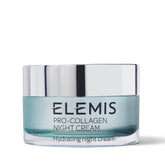 ELEMIS Pro-Collagen Night Cream en bote ofrece hidratación profunda.