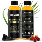 Elevate Aceite de Batana para cabello: botella visible, promueve crecimiento y fortaleza.