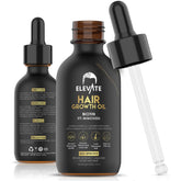 Elevate Regrowth Serum, botella de 60 ml para uso diario con minoxidil y biotina.
