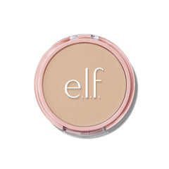 e.l.f. Halo Glow Polvo compacto ligero para un acabado suave.