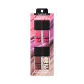 e.l.f. Glow Reviver kit con cuatro tonos para brillo suave en labios