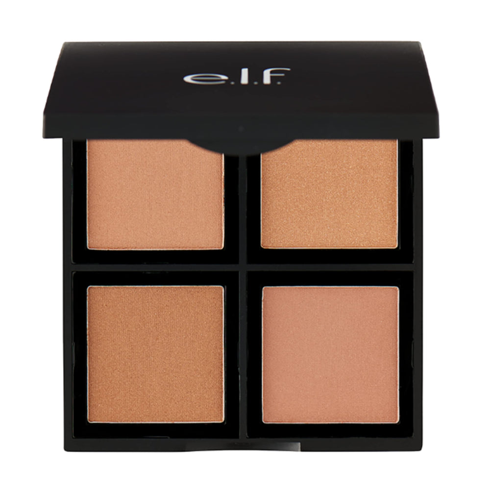 e.l.f. Paleta bronceadora Bronzed Beauty 83319, compacto para un brillo natural.