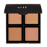 e.l.f. Paleta bronceadora Bronzed Beauty 83319, compacto para un brillo natural.
