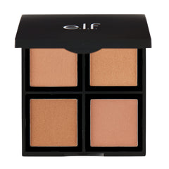 e.l.f. Paleta bronceadora Bronzed Beauty 83319, compacto para un brillo natural.