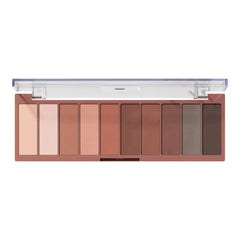 Paleta e.l.f. Perfect 10 con sombras nude mate para ojos definidos y uso diario.