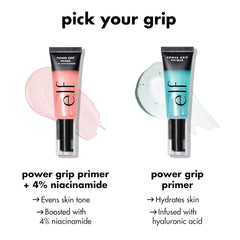 e.l.f. Power Grip Primer Mini, fórmula con acido hialuronico para mantener hidratada la piel.