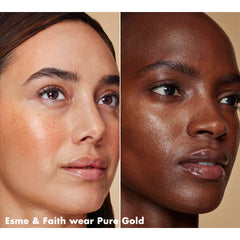e.l.f. SKIN Bronzing Drops Mini muestra tono natural para piel radiante