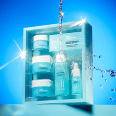 e.l.f. SKIN Holy Hydration mini kit bálsamo desmaquillante suave para desmaquillar.