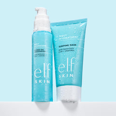 e.l.f. Holy Hydration Sleep Mask ingredients highlight hyaluronic acid benefits