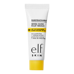 e.l.f. Suntouchable Whoa Glow SPF30 mini bote, brillo suave y protección UV