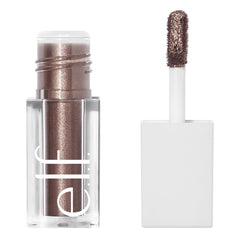 e.l.f. sombra metálica líquida Galaxy en envase, acabado brillante para looks llamativos.