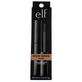 Gel de cejas Wow Brow de e.l.f.: envase y aplicador para aplicación precisa.