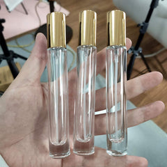 Set de 5 atomizadores Elfenstall oro, ideal para viajes.