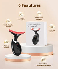 ELISHINE masseur visage et cou ergonomique pour un massage apaisant et efficace.