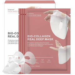 Mascarilla Elixbloom de bio-colageno, hidratacion profunda nocturna para la piel.
