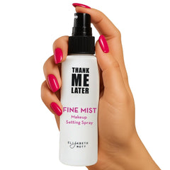 Elizabeth Mott Thank Me Later: niebla fina para fijar maquillaje y mantener la hidratación.