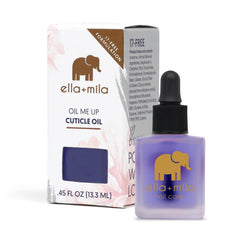 ella+mila aplicador de brocha para cutículas, aplicación precisa y limpia
