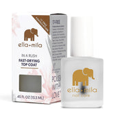 ella+mila secado rápido en botella, manicura lista en minutos