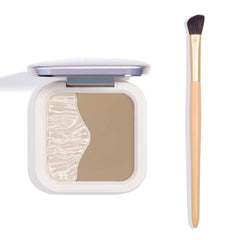 ELLESY paleta iluminador-contorno compacta con espejo para retoques