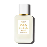 Frasco frontal de Ellis Brooklyn VANILLA SALT, aroma cálido y envolvente para cualquier ocasión.