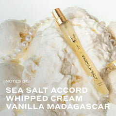 Ellis Brooklyn Vanilla Salt, uso diario suave en bolso.