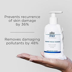 EltaMD limpiador facial espumoso con microburbujas para poros limpios