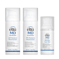 EltaMD kit mañana-noche: presentación para la rutina facial diaria.