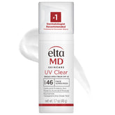 EltaMD protección facial clara con acabado ligero.