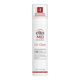 EltaMD UV Clear bote frontal, protector ligero para piel sensible y propensa al acné
