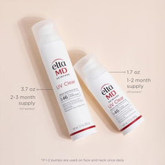 EltaMD UV Clear envase 1-7oz, formato de viaje práctico para llevar