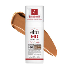 EltaMD UV Clear SPF 46 en botella de 1.7 oz, protector ligero para piel sensible.