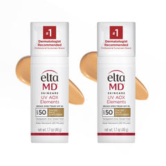 EltaMD UV Elements: botella hidratante tintada con protección mineral para uso diario.