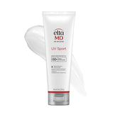 EltaMD UV Sport protege rostro y cuerpo con SPF 50 para deportes al aire libre.