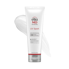 EltaMD UV Sport protege rostro y cuerpo con SPF 50 para deportes al aire libre.